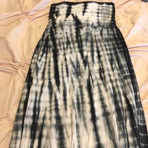 Tie dye maxi skirt